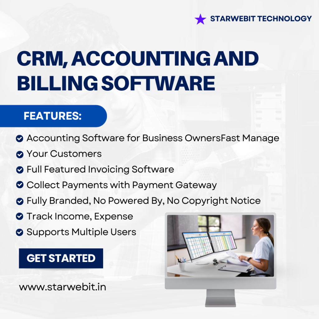 CRM, Accounting, and Billing Software